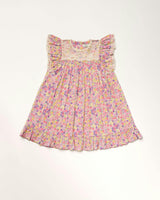 Sita Dress - Emma Floral Purple print