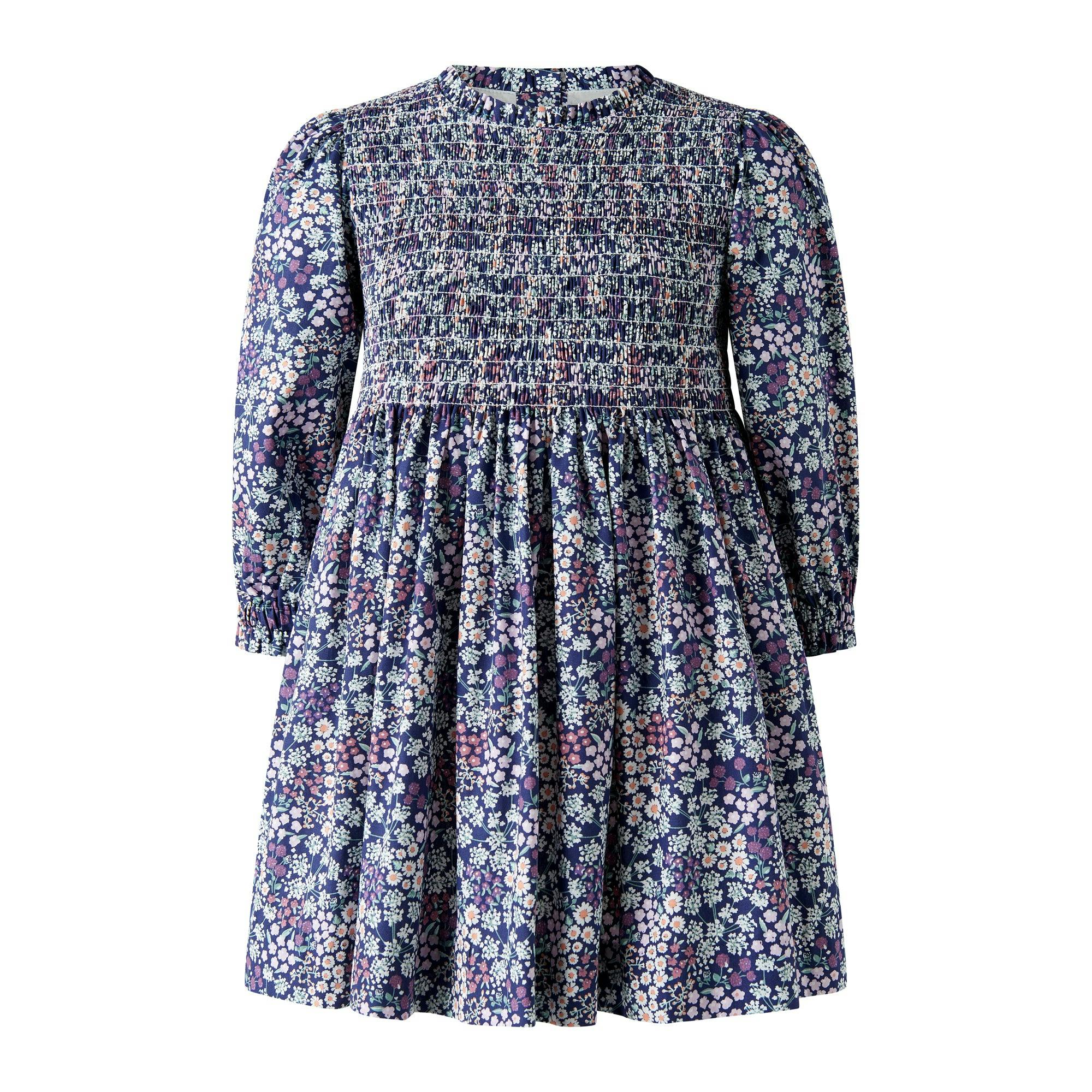 Wild Floral Ruched Dress