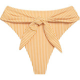 Women's Canary Stripe Paula Tie-Up Bikini Bottom