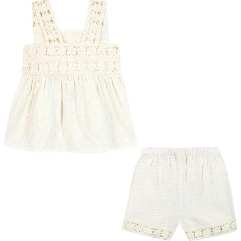 BONTON Nouki Crochet Set - Ecru Bonton