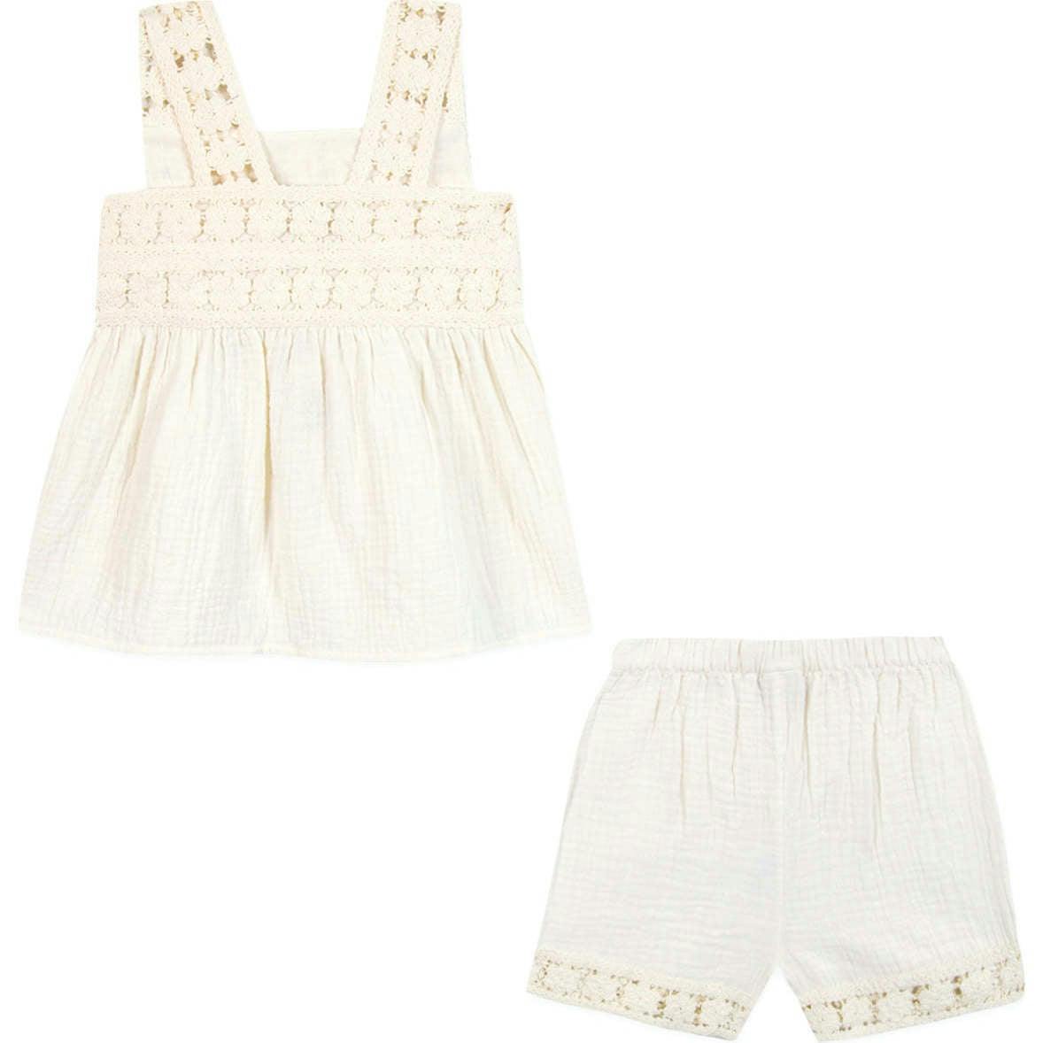 BONTON Nouki Crochet Set - Ecru Bonton