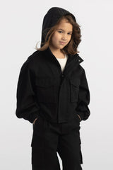 Organic Cotton Boxy Cargo Jacket&nbsp;