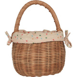 Rattan Berry Basket with Lining – Gumdrop