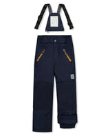 Two Piece Play Snowsuit Navy And Burgundy With Navy Pants