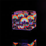 LED 3D Mirror Cube-Rainbow