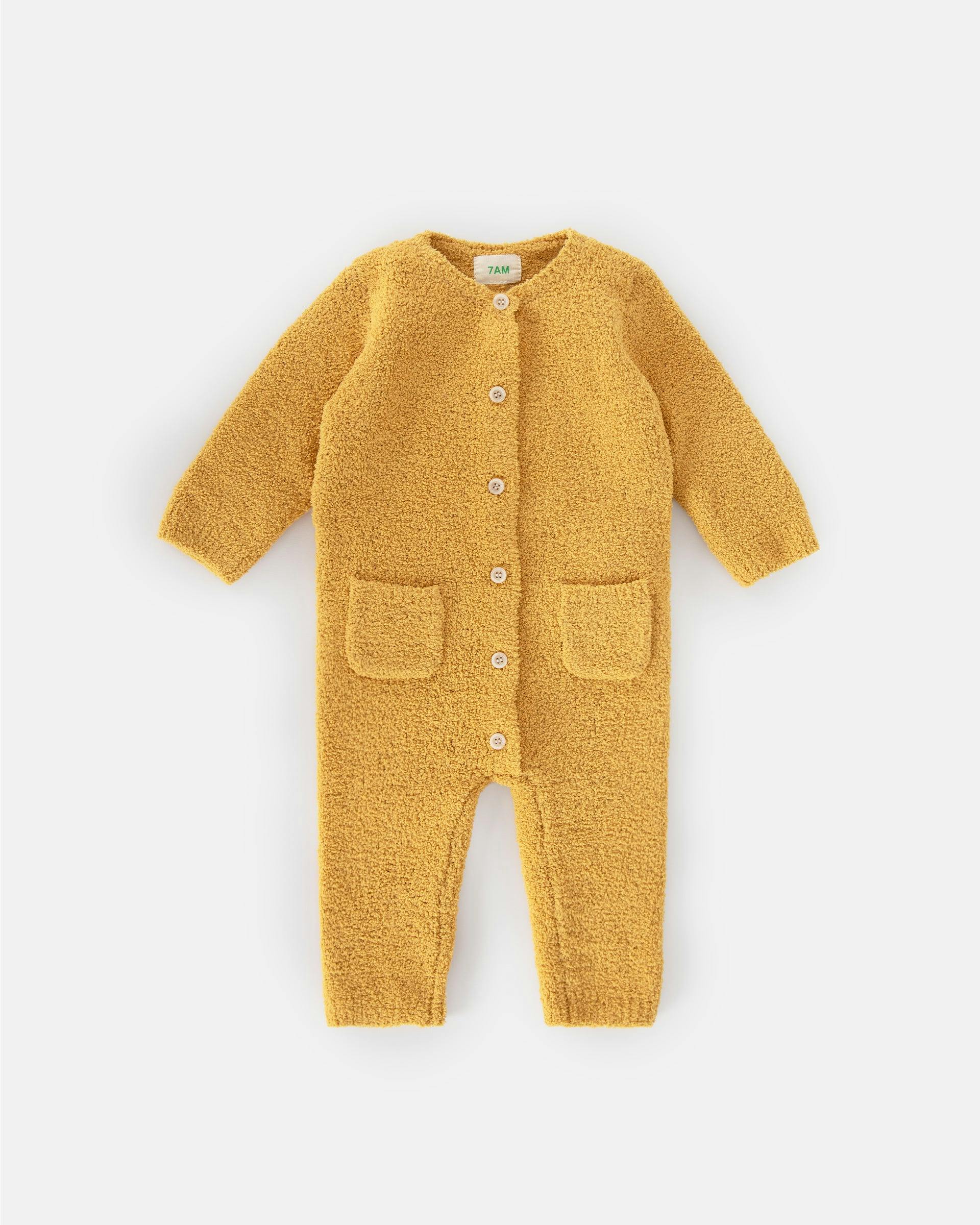 Long Sleeve Jumpsuit - Fuzzy