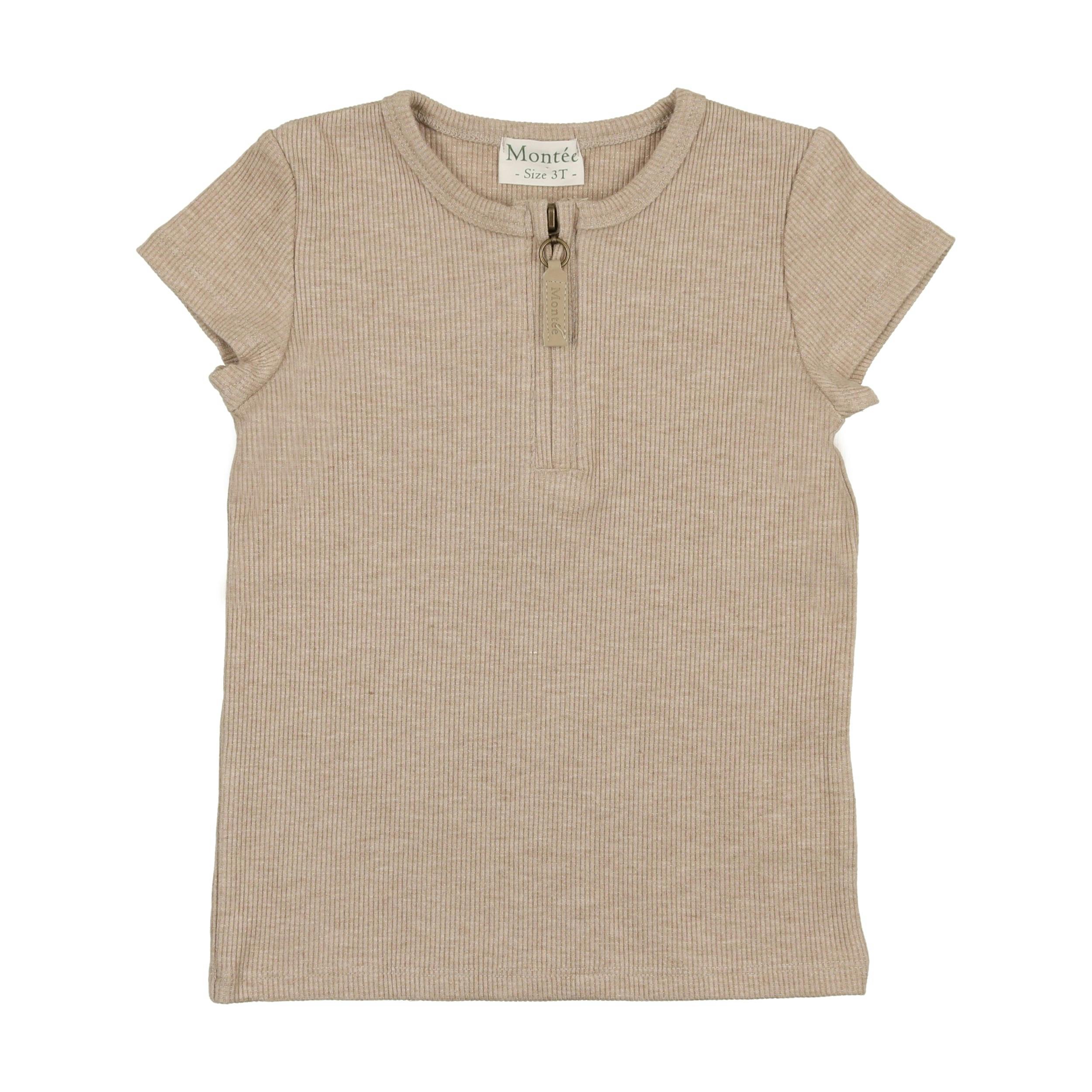 Soft Ribbed Short Sleeve Shirt