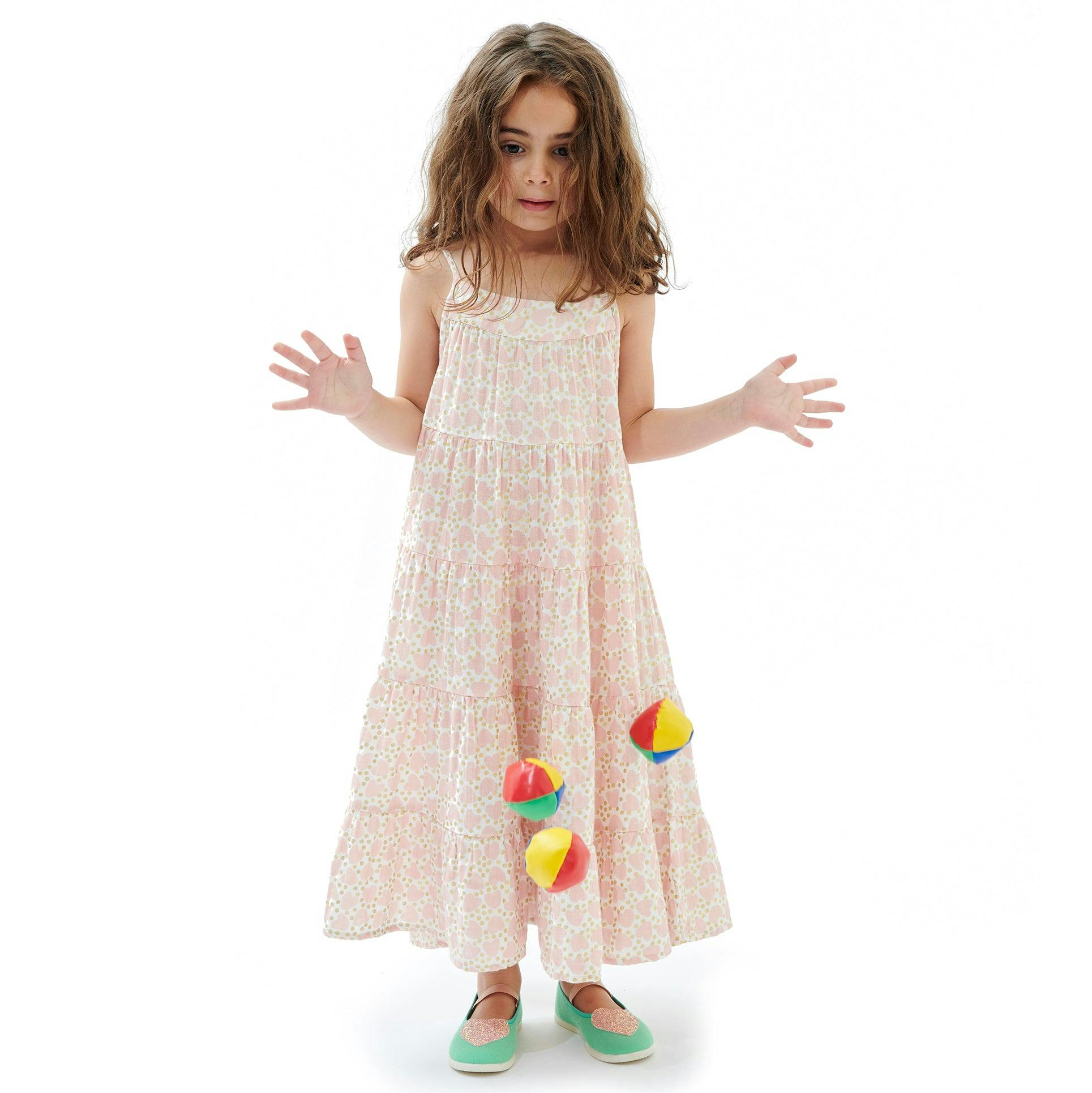 BONTON Calypso Heart Dress  - FINAL SALE