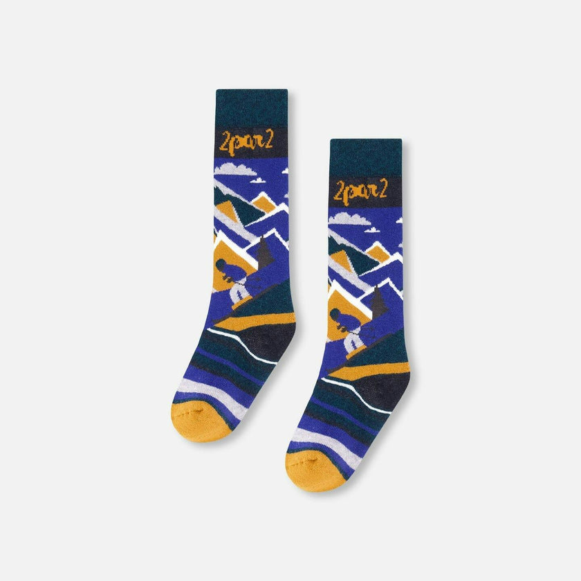 Winter Ski Socks with Merino Wool