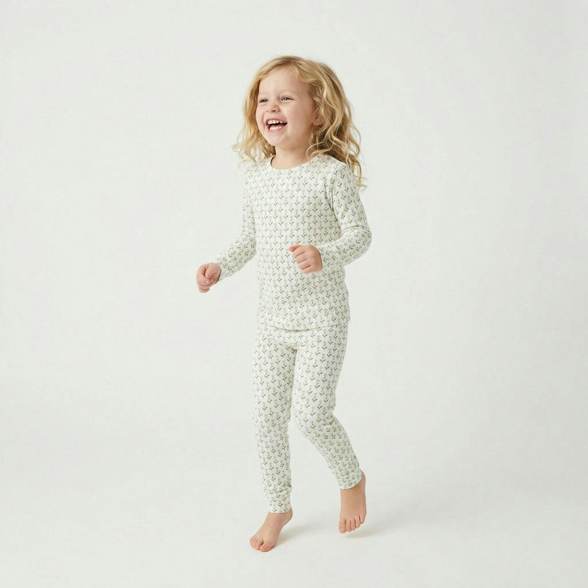 Lavender Lane Long Sleeve & Pants Kids Pajamas