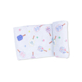 Floral Pickleball - Swaddle Blanket