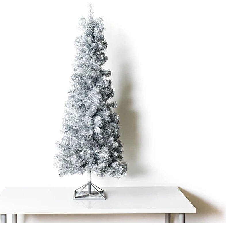 Silver Tinsel Tree