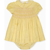 Nicky Hilton x La Coqueta Lemon Dolly Baby Girl Hand-Smocked Set
