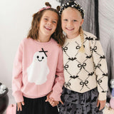 Sweet Ghost Halloween Grosgrain Bow Headband
