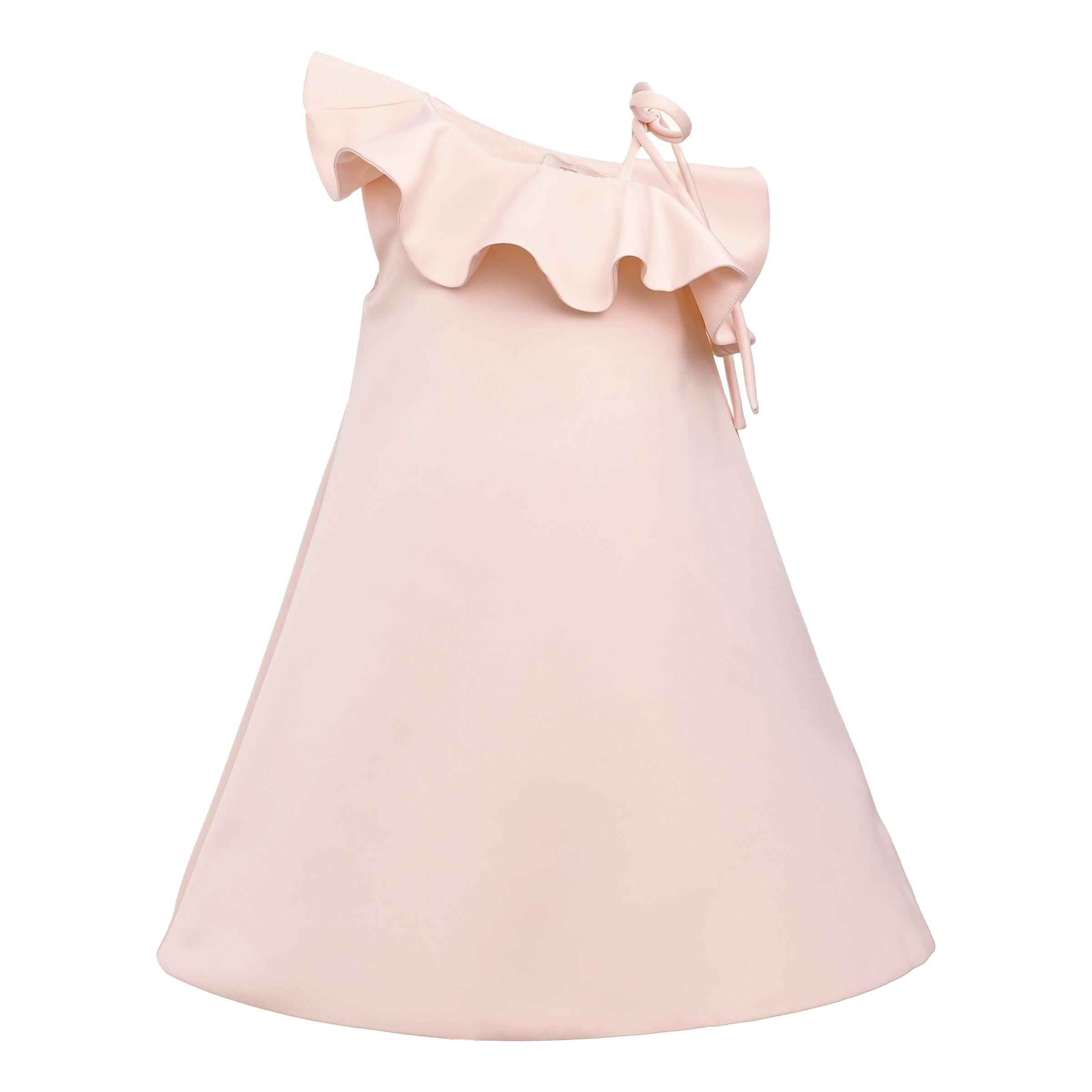 Pink Petulla Off Shoulder Ruffle Dress