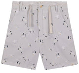 MAHALO GREY SEAGULLS PRINTED WOVEN SHORTS