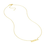 Block Letter Nameplate Necklace