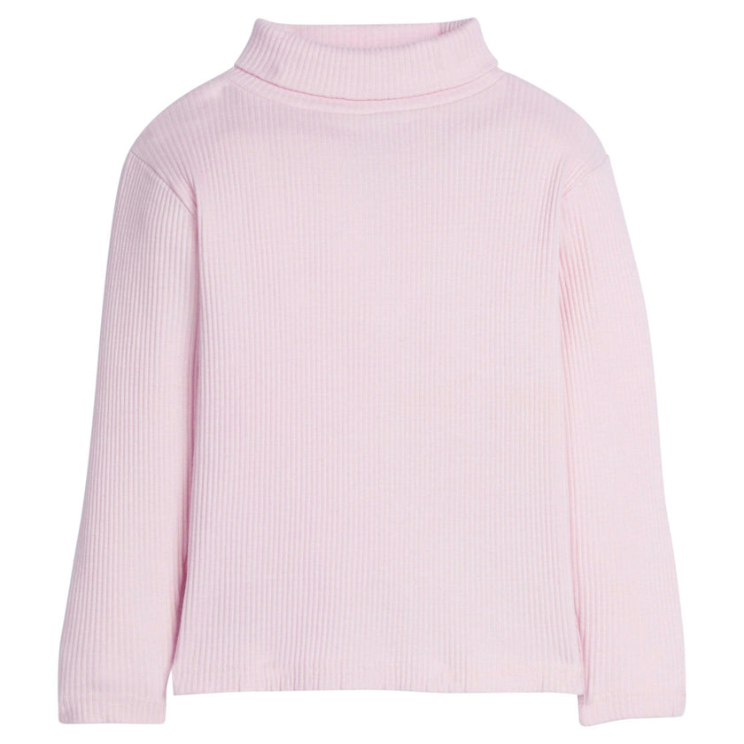 Stretchy Ribbed Long Sleeve Turtleneck Sweatshirt
