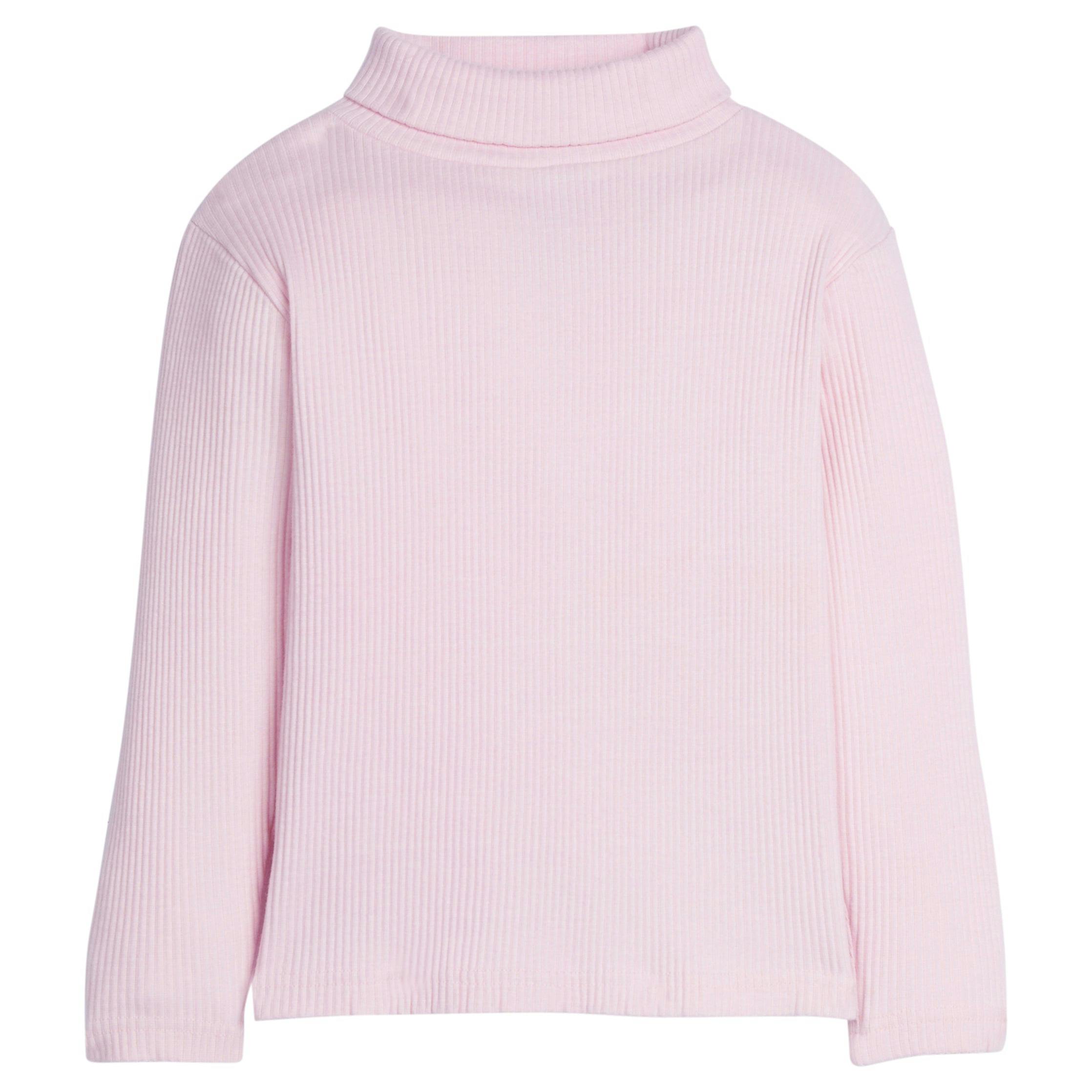 Stretchy Ribbed Long Sleeve Turtleneck Sweatshirt