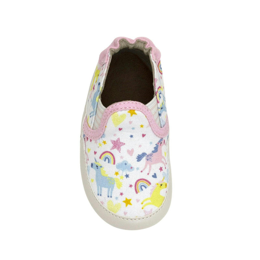 Mini Unicorn Soft Soles in White