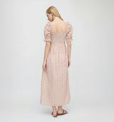 The Scarlett Nap Dress - Ivory Geo Ditsy