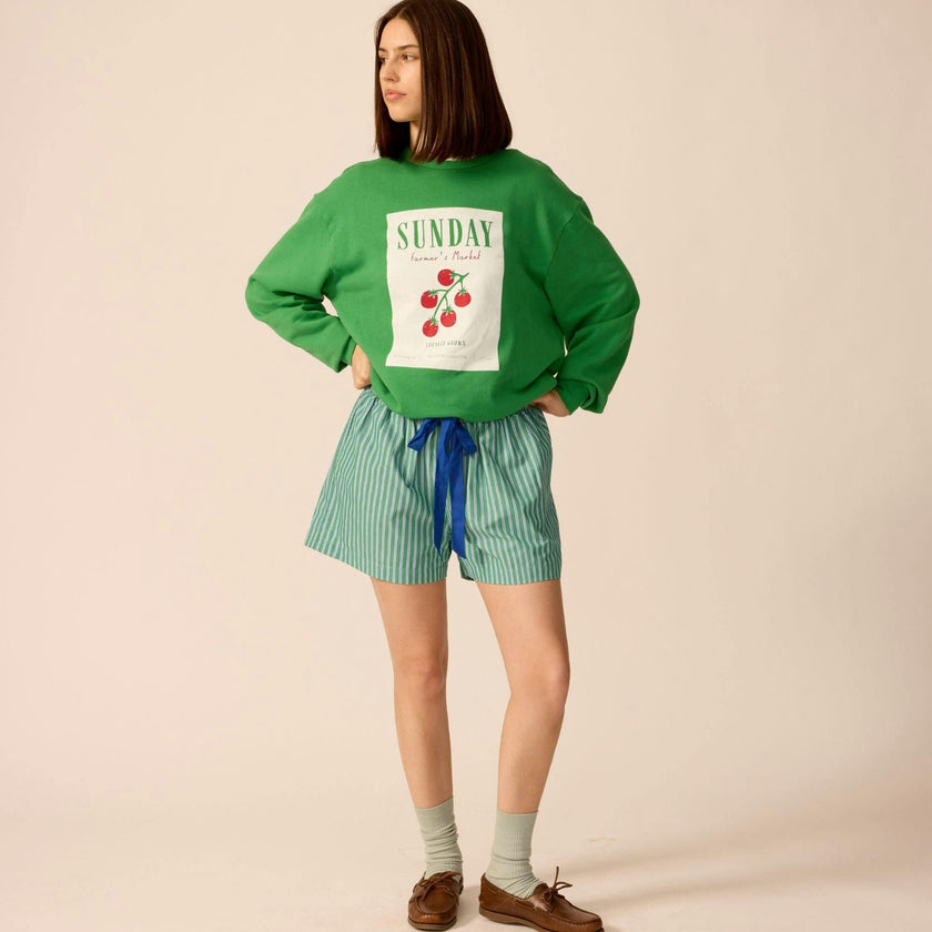 Adult Organic Weekend Sweatshirt in Cucumber
