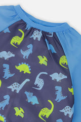 Toddler Boy Dinos Creative Easy Wear School Apron