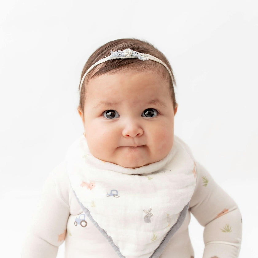 Farm Animals Bib Set