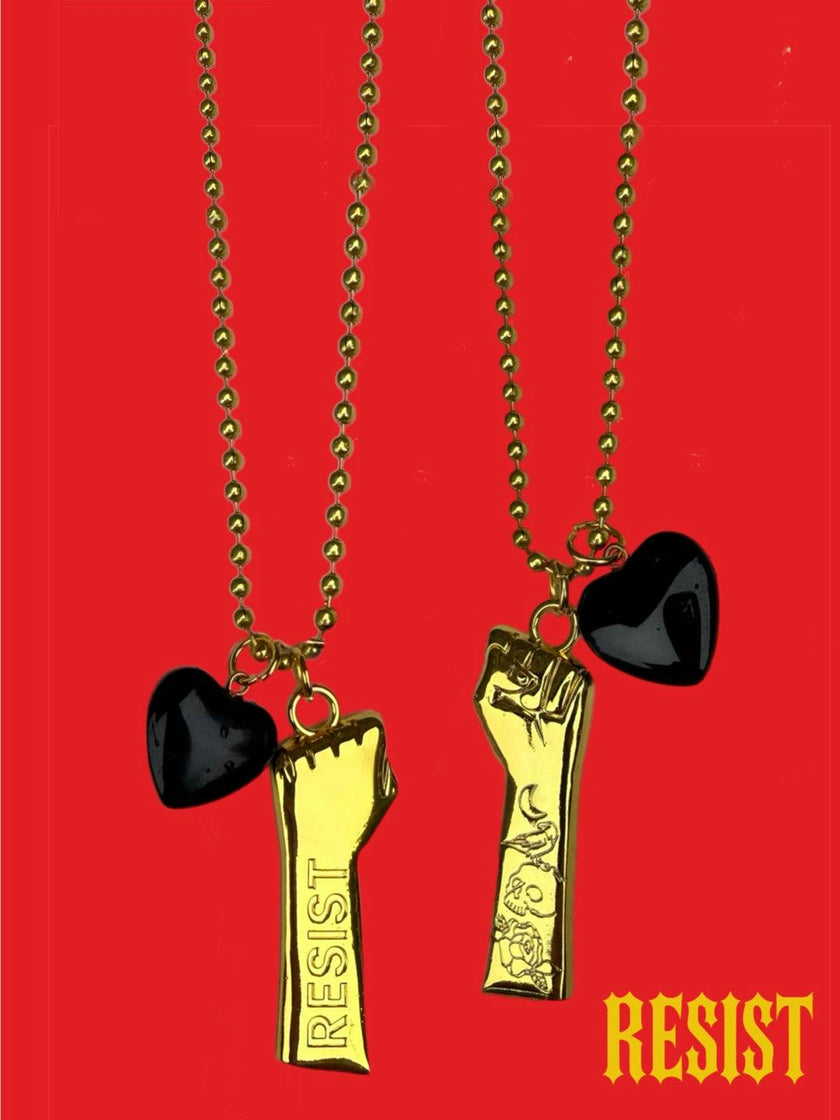 RESIST CHARM NECKLACE $2 donated to PLANNED PARENTHOOD