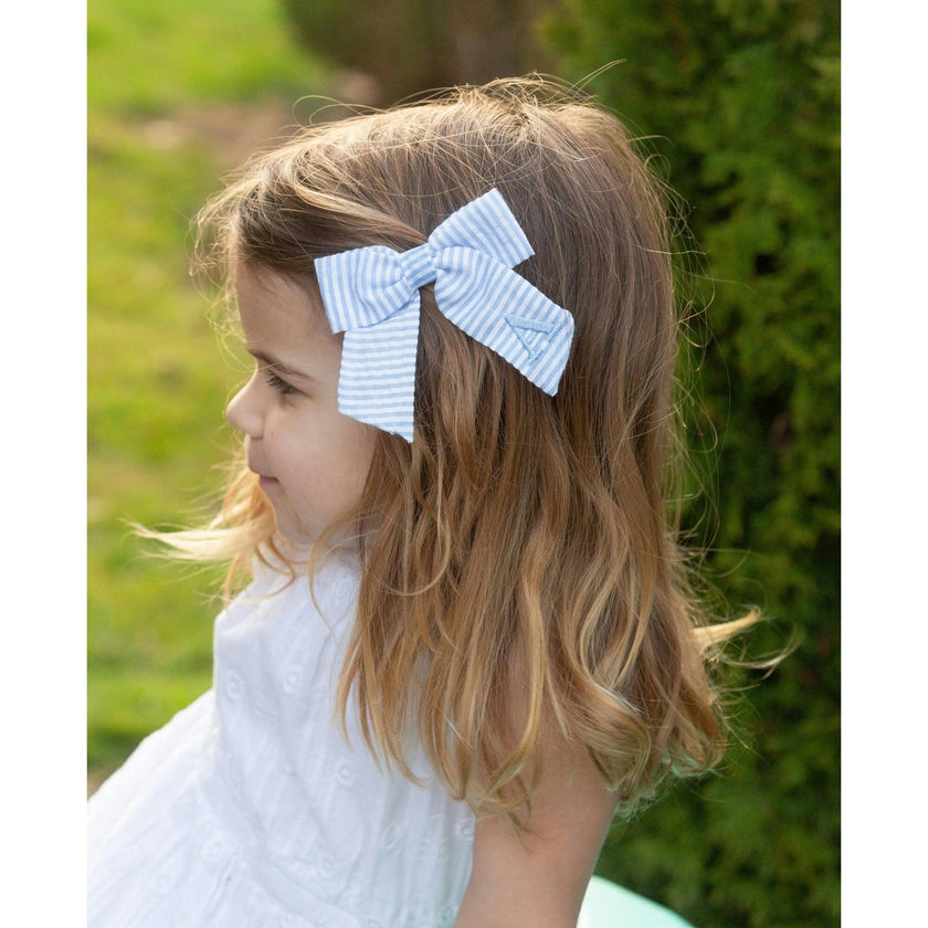 Seersucker Hair Bow