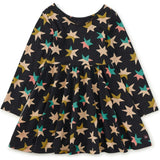 Printed Ballet Dress, Black