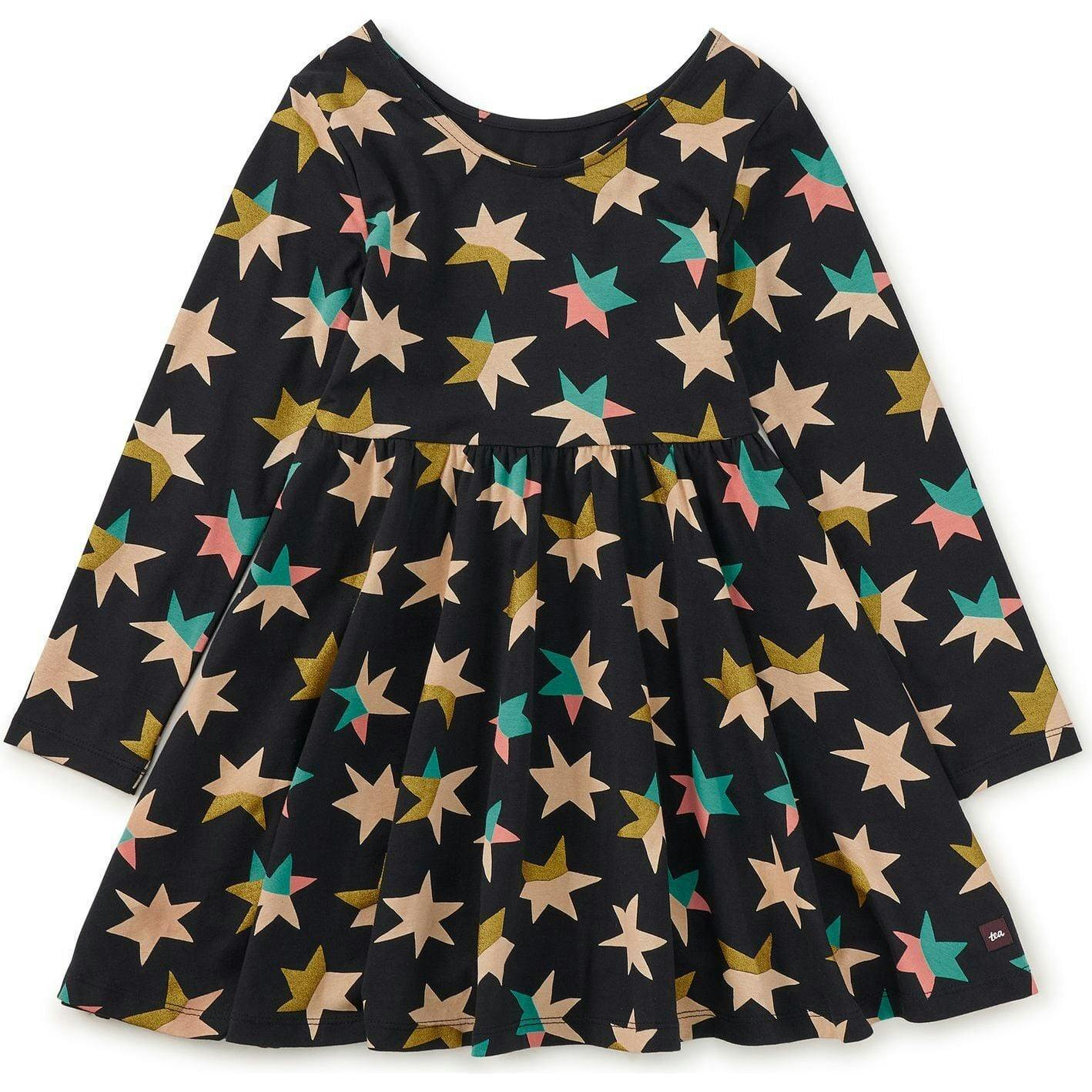 Printed Ballet Dress, Black