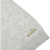 Pointelle Star Crawler Set - Grey
