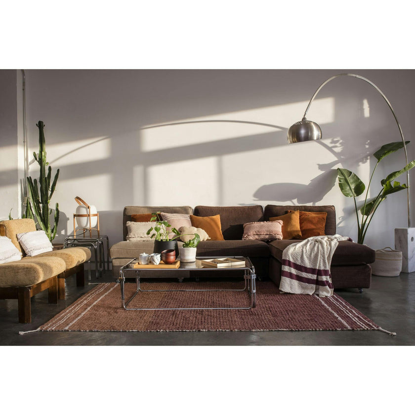 Twin Reversible Rug. Brown