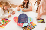 DIY Paper Airplanes Activity Kit - 24 Designs - 2 Sticker Sheets