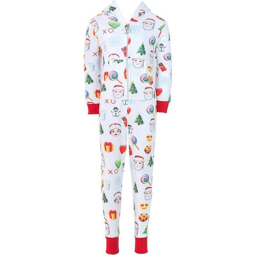 Women's Christmas Emoji Onesie
