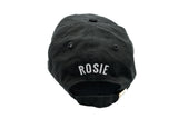 Custom Embroidered Dog Outline Hat, Black