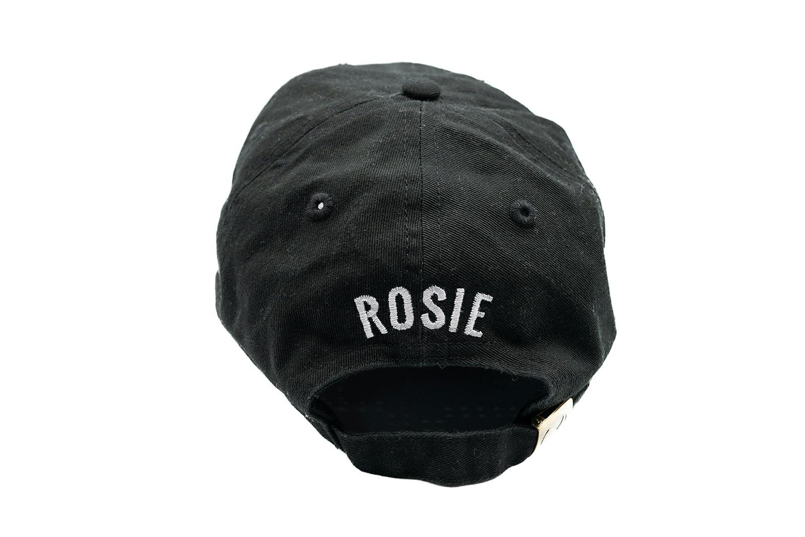 Custom Embroidered Dog Outline Hat, Black