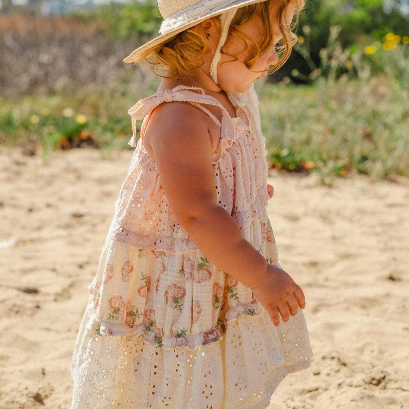 Amber Dress in Pink Rose