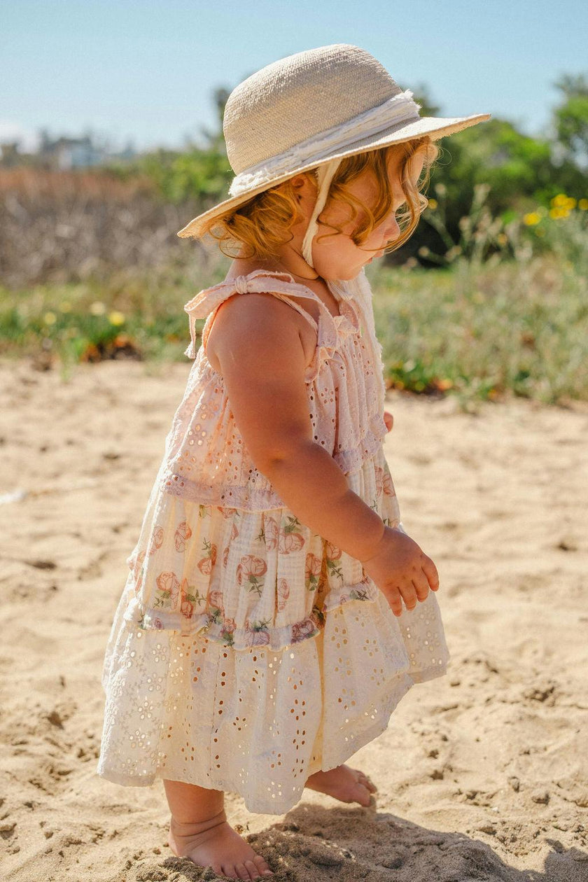 Amber Dress in Pink Rose