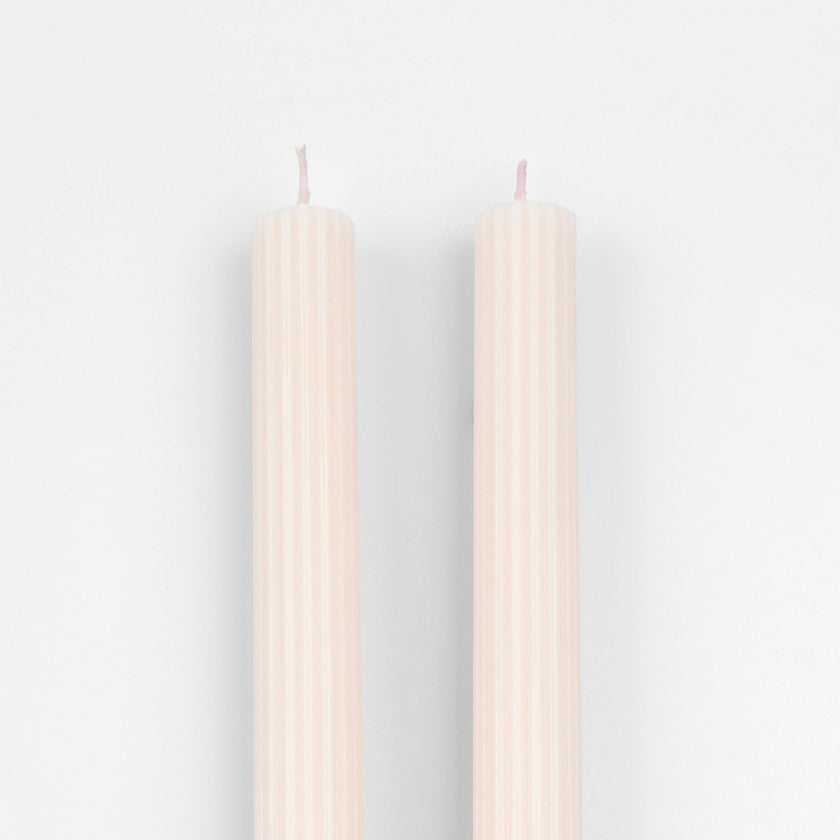 Ballet Slipper Pink Table Candles