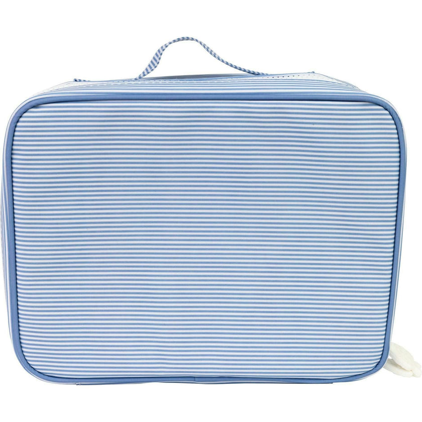 The Lunchbox in Navy Mini Stripe