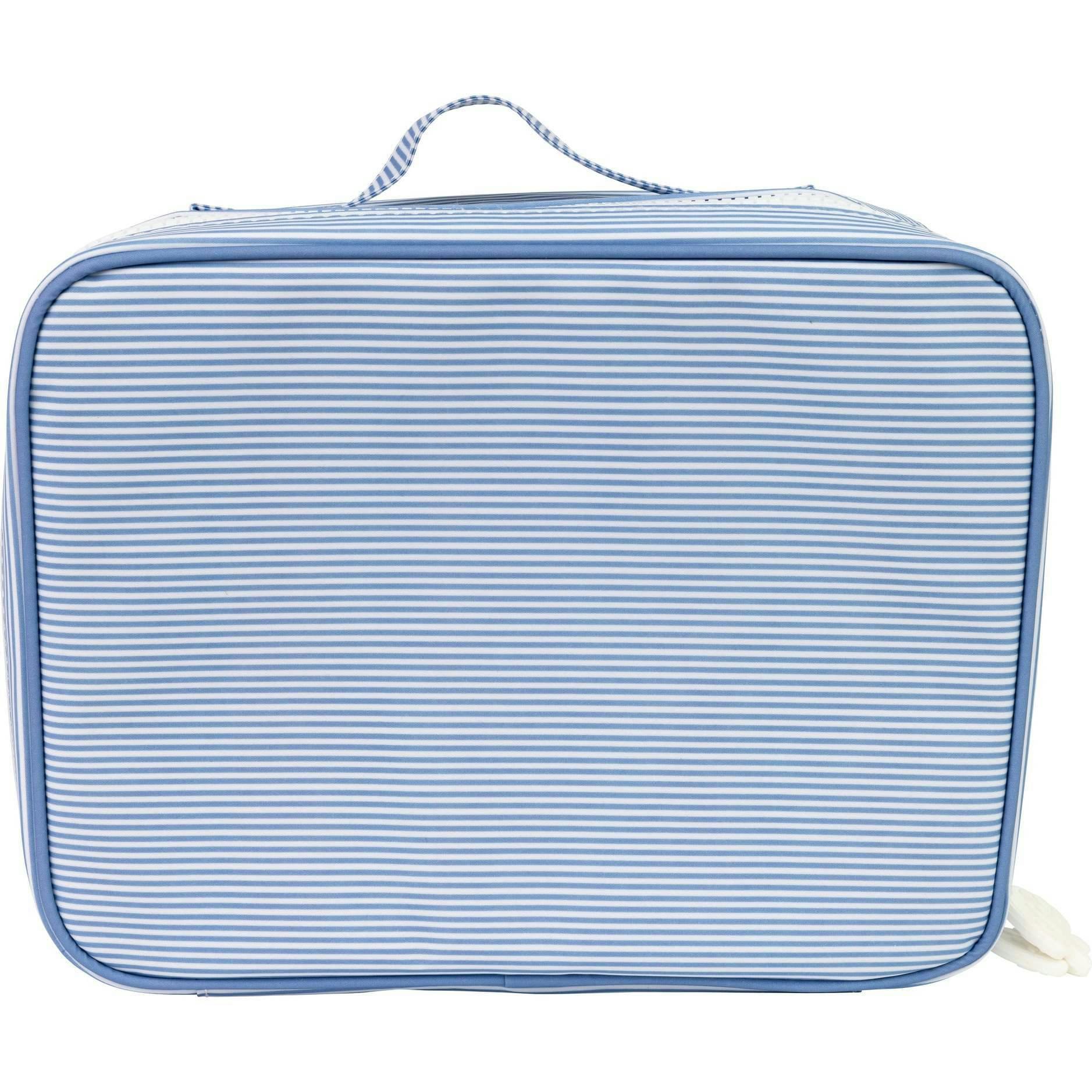 The Lunchbox in Navy Mini Stripe