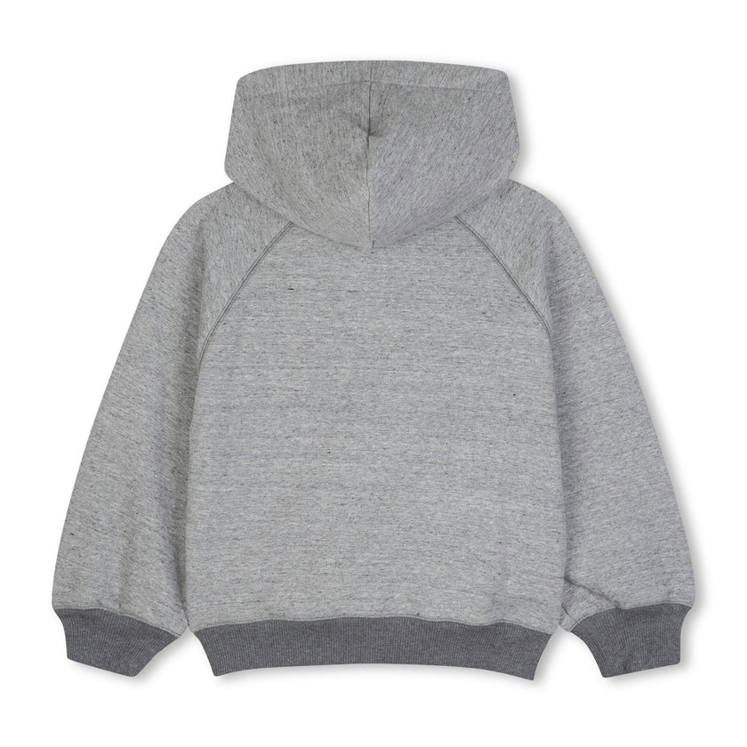 Gray Logo Hooded Sweatshirt