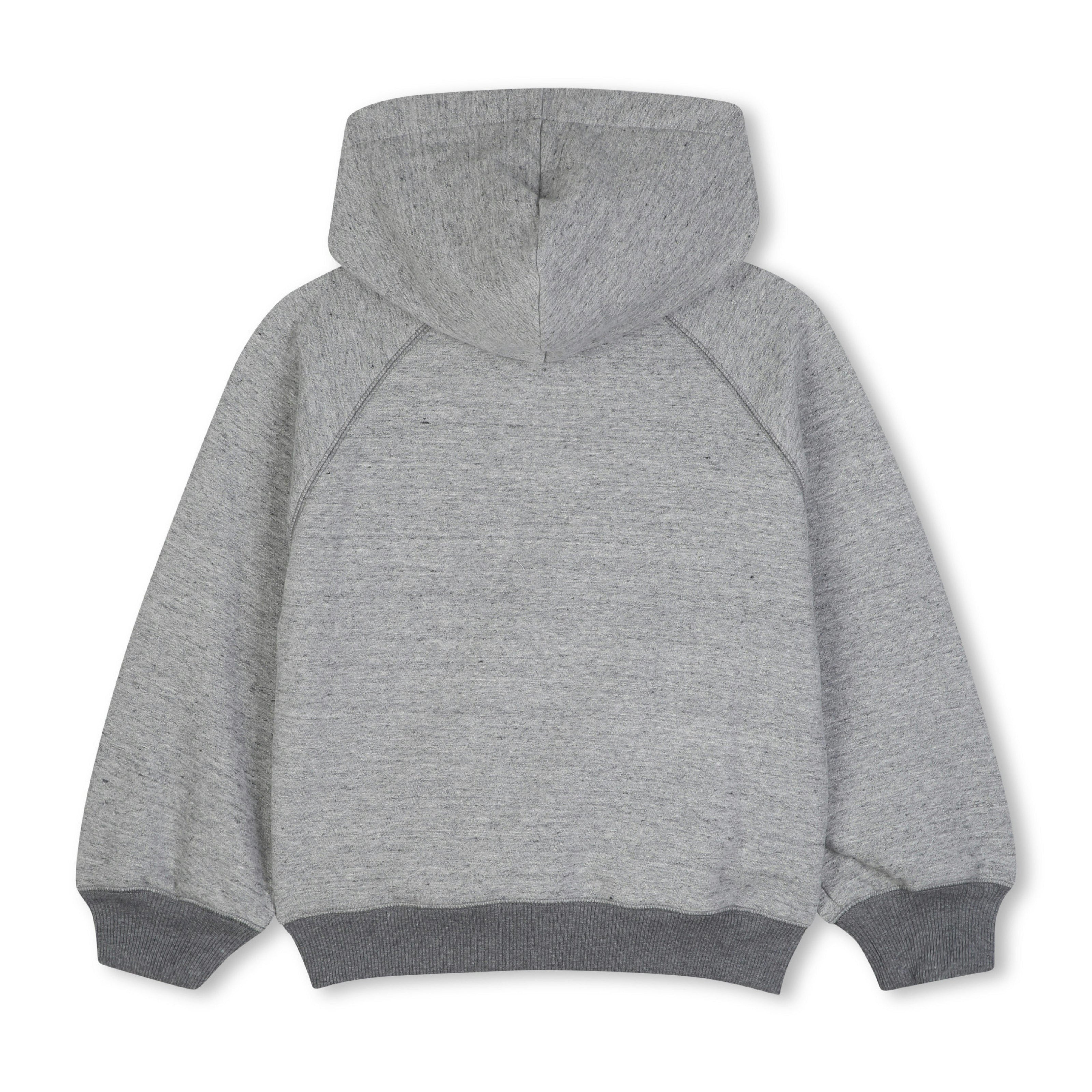Gray Logo Hooded Sweatshirt