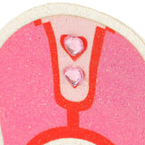 Packed Party Better in Boots Pink Glitter Cowboy Boot Novelty Party Glasses - Glitter Felt Boot Shape with Jewel Heart Details, One Size Fits All