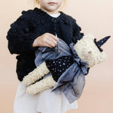Popcorn Cardigan, Black