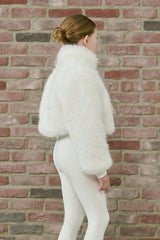 Faux Fur Crop Jacket
