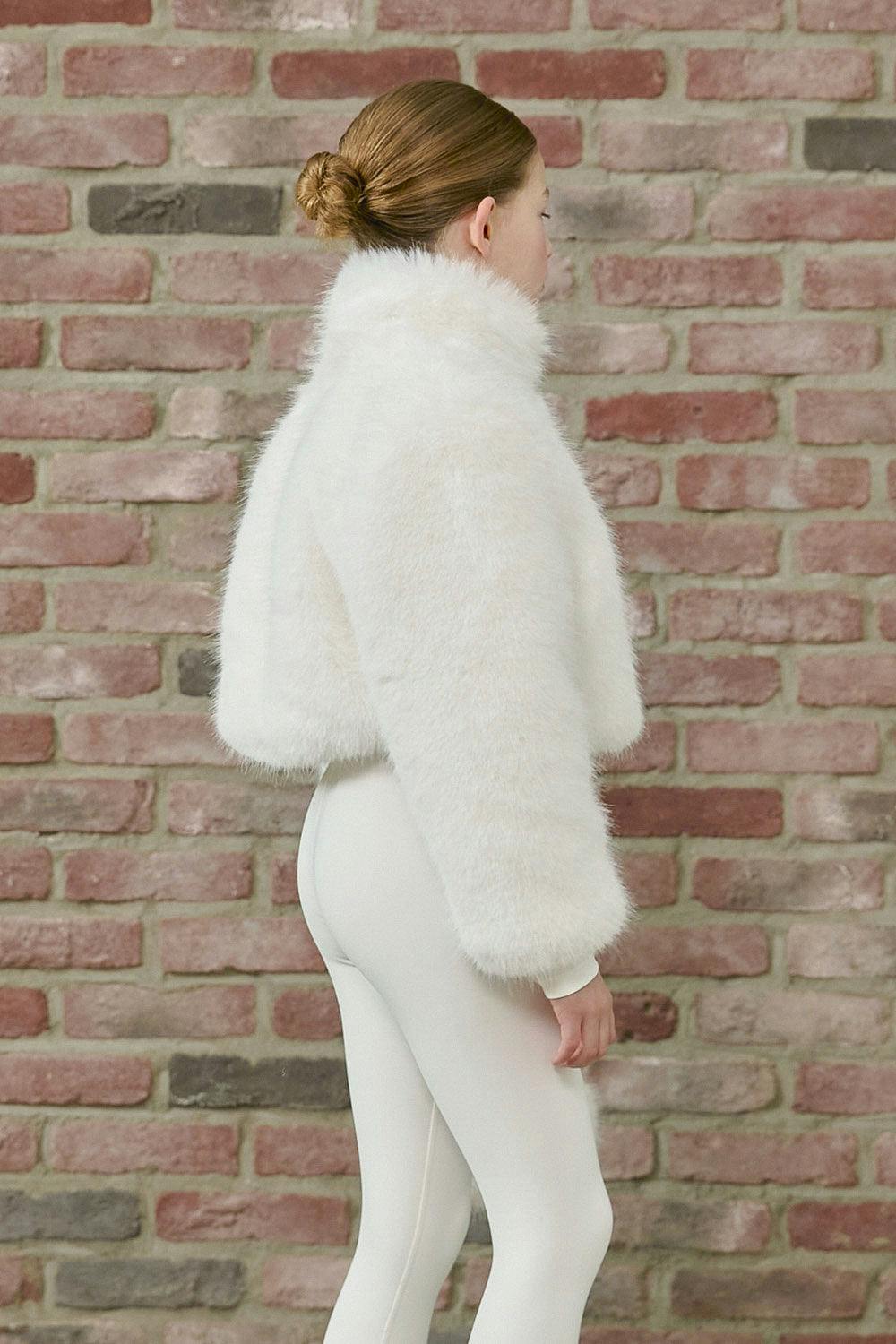 Faux Fur Crop Jacket