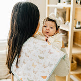 3 Pack Premium Burp Cloths - Flora